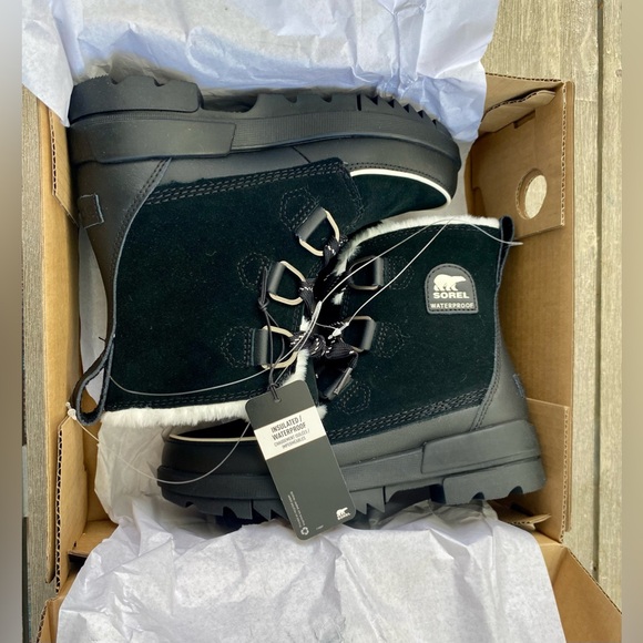 Sorel Waterproof Suede Insulated Boots Women 7 - Picture 3 of 8